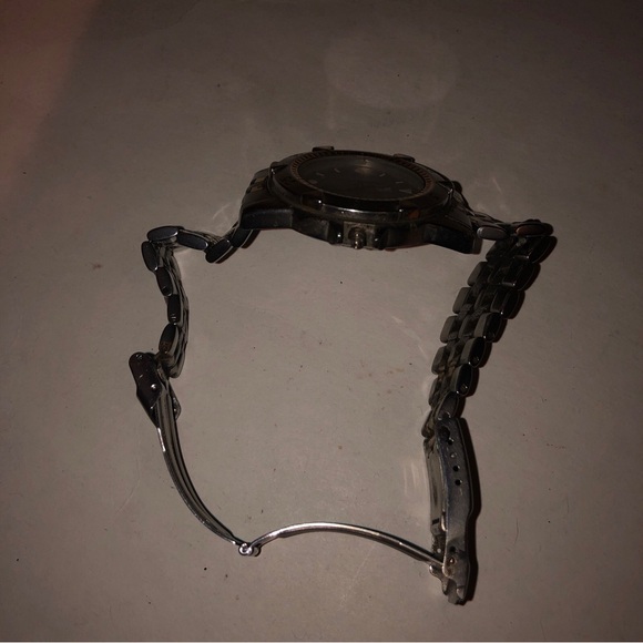 TAG Heuer Pro 1500 955.7136G Men Quartz Watch JAPAN SS Damaged 4 Parts/repair - Picture 2 of 8